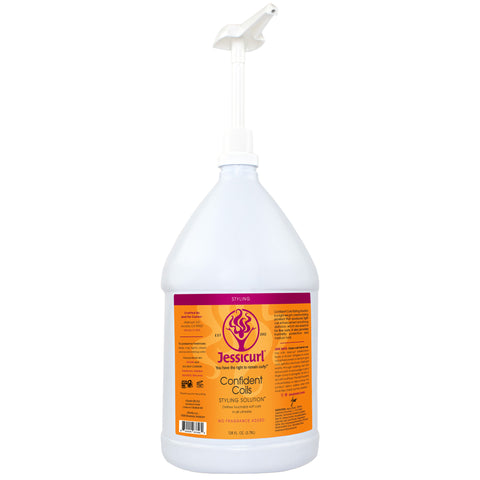 Confident Coils Styling Solution - 1 gallon - CASE OF 4